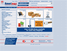 Tablet Screenshot of ameripac.net